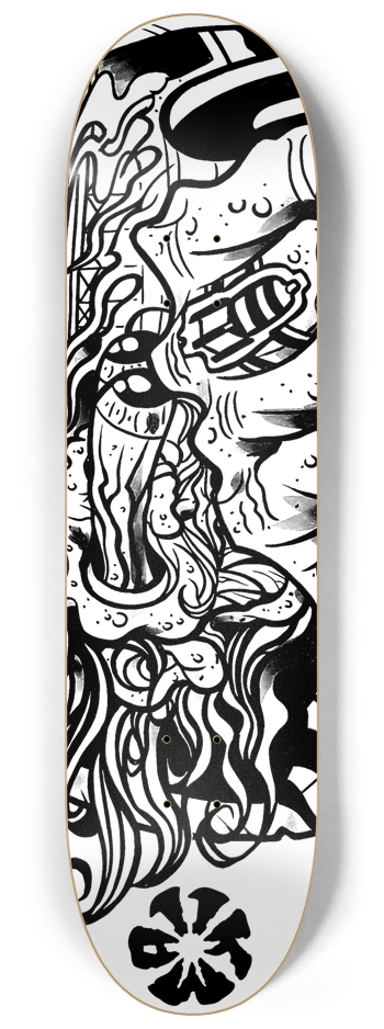 KMA11 FREEBOMBERS Skateboard 8-1/4 Skateboard Deck