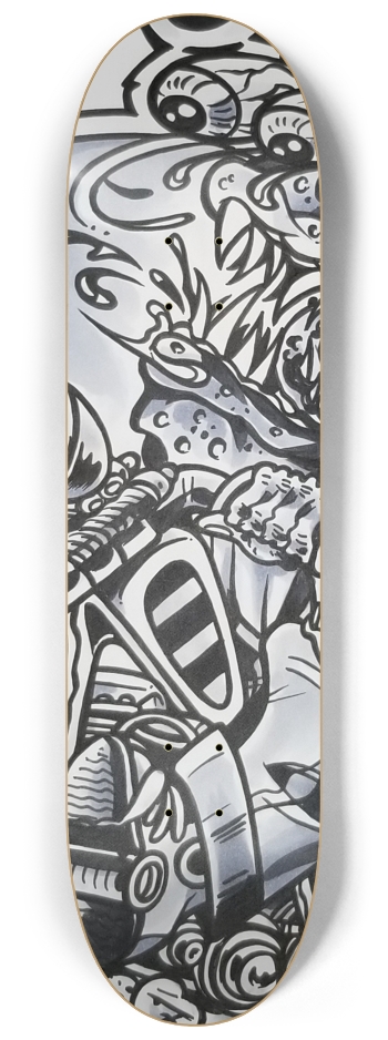 KMA11 WILDSIDE Skateboard Series #1 8-1/4 Skateboard Deck