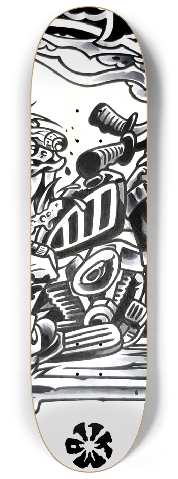 KMA11 SIDESHOW Skateboard Series #2 8-1/4 Skateboard Deck