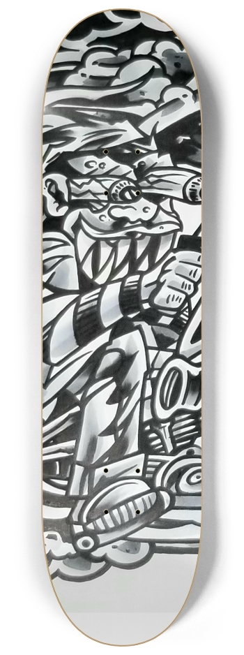 KMA11 LONGFORK Skateboard Series #1 8-1/4 Skateboard Deck