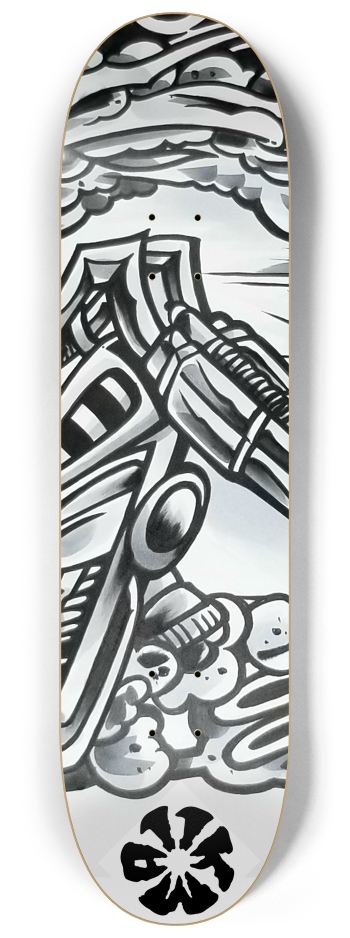 KMA11 LONGFORK Skateboard Series #2 8-1/4 Skateboard Deck