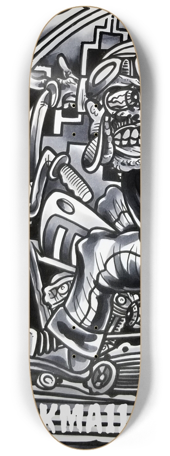 KMA11 SMOKING Skateboard Series #1 8-1/4 Skateboard Deck