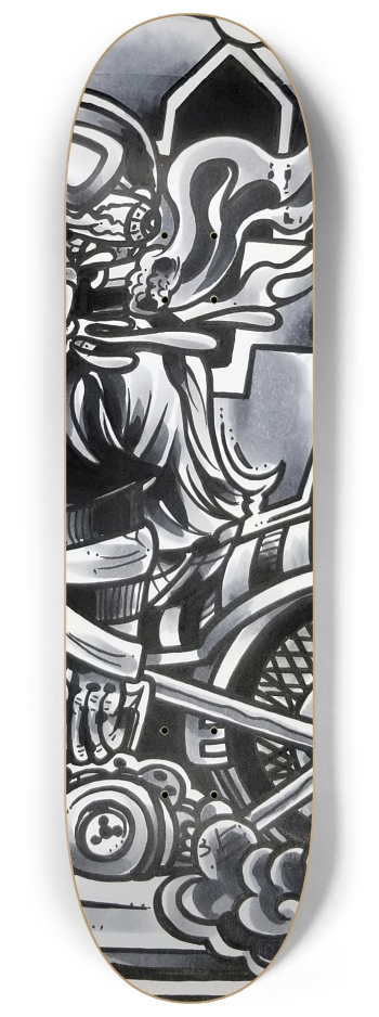 KMA11 SMOKING Skateboard Series #2 8-1/4 Skateboard Deck