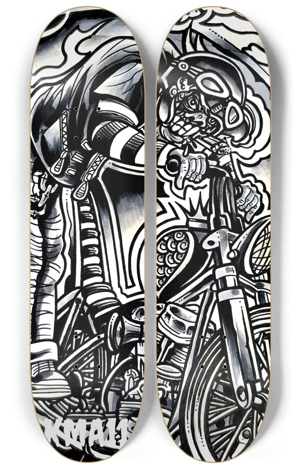 KMA11 KICKER Skateboard Series 2 Deck Wall Series