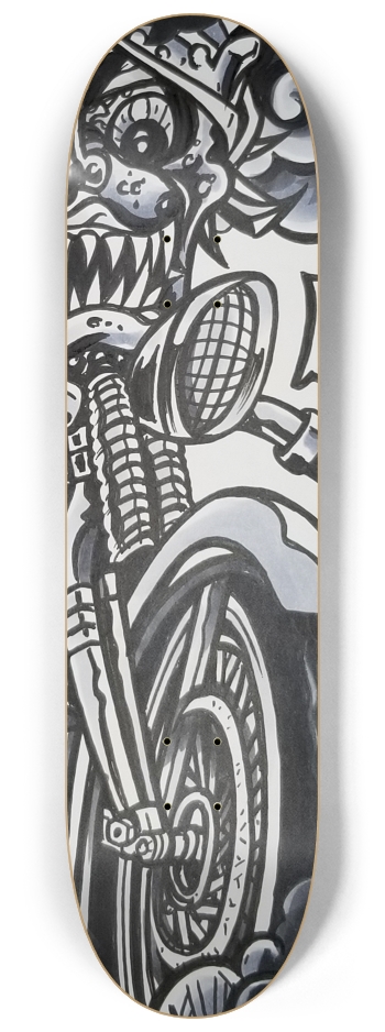 KMA11 BURNING INSIDE Skateboard Series #2 8-1/4 Skateboard Deck