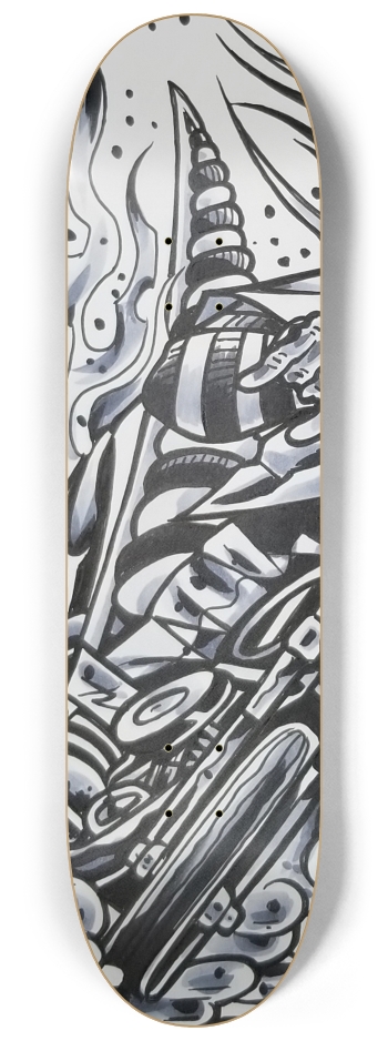 KMA11 PSYCHOTRIP Skateboard Series #1 8-1/4 Skateboard Deck