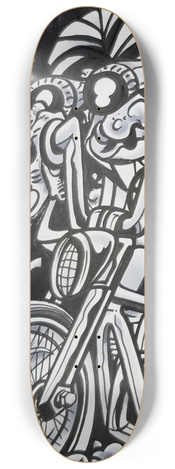 KMA11 SMOKING Skateboard Series #1 8-1/4 Skateboard Deck
