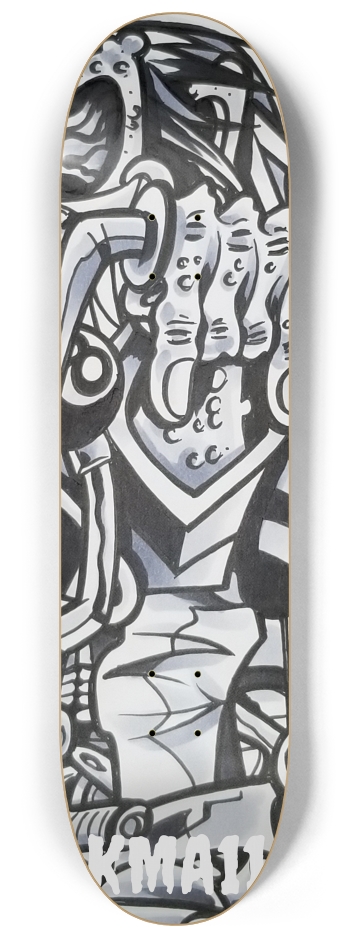 KMA11 SMOKING Skateboard Series #2 8-1/4 Skateboard Deck