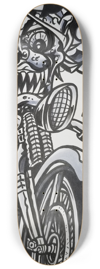 KMA11 BURNING INSIDE Skateboard Series #3 8-1/4 Skateboard Deck