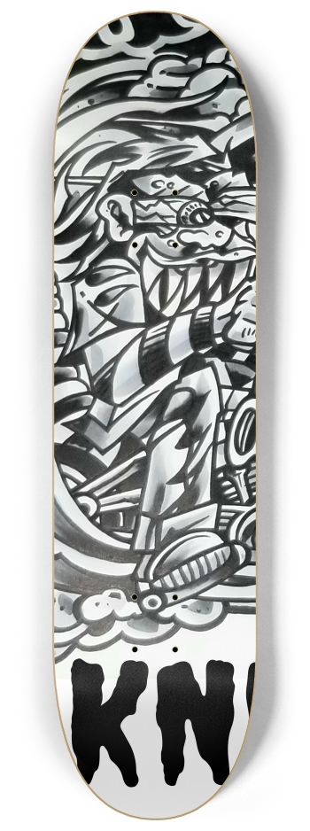 KMA11 LONGFORK Skateboard Series #1 8-1/4 Skateboard Deck