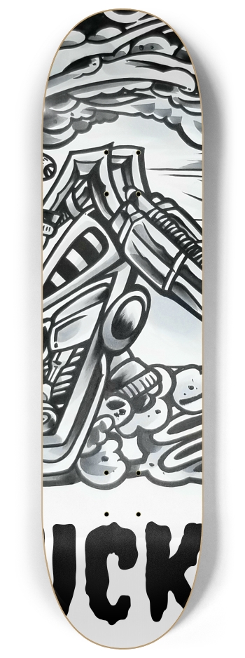 KMA11 LONGFORK Skateboard Series #2 8-1/4 Skateboard Deck