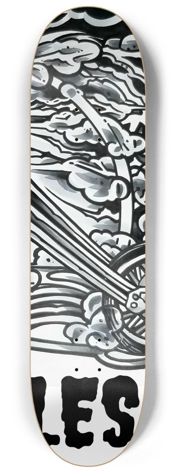 KMA11 LONGFORK Skateboard Series #3 8-1/4 Skateboard Deck