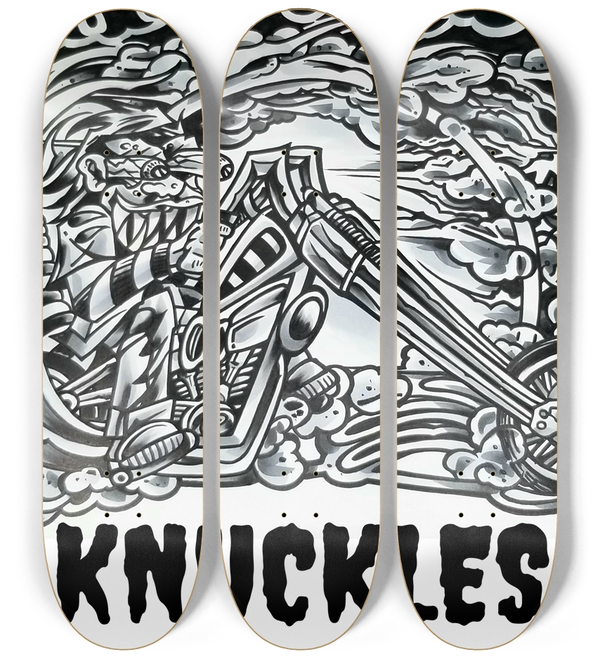 KMA11 LONGFORK Skateboard Series 3 Deck Wall Series