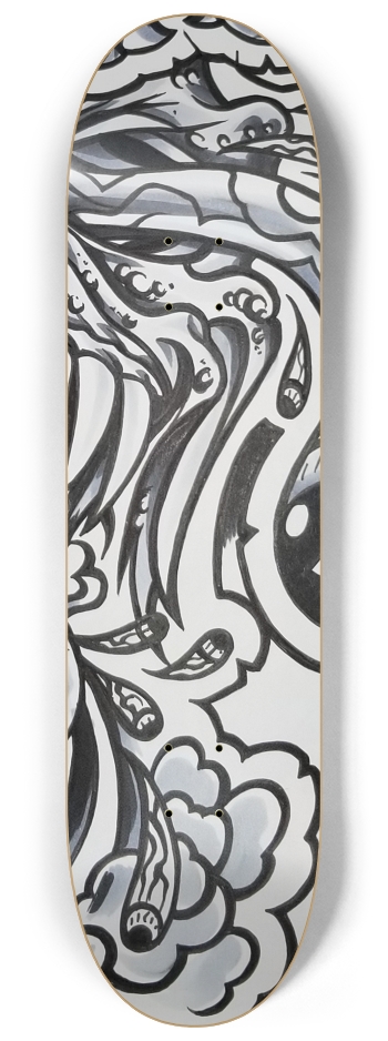 KMA11 PSYCHOTRIP Skateboard Series #3 8-1/4 Skateboard Deck