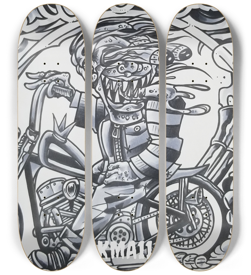 KMA11 RIDEORDIE  Skateboard Series 