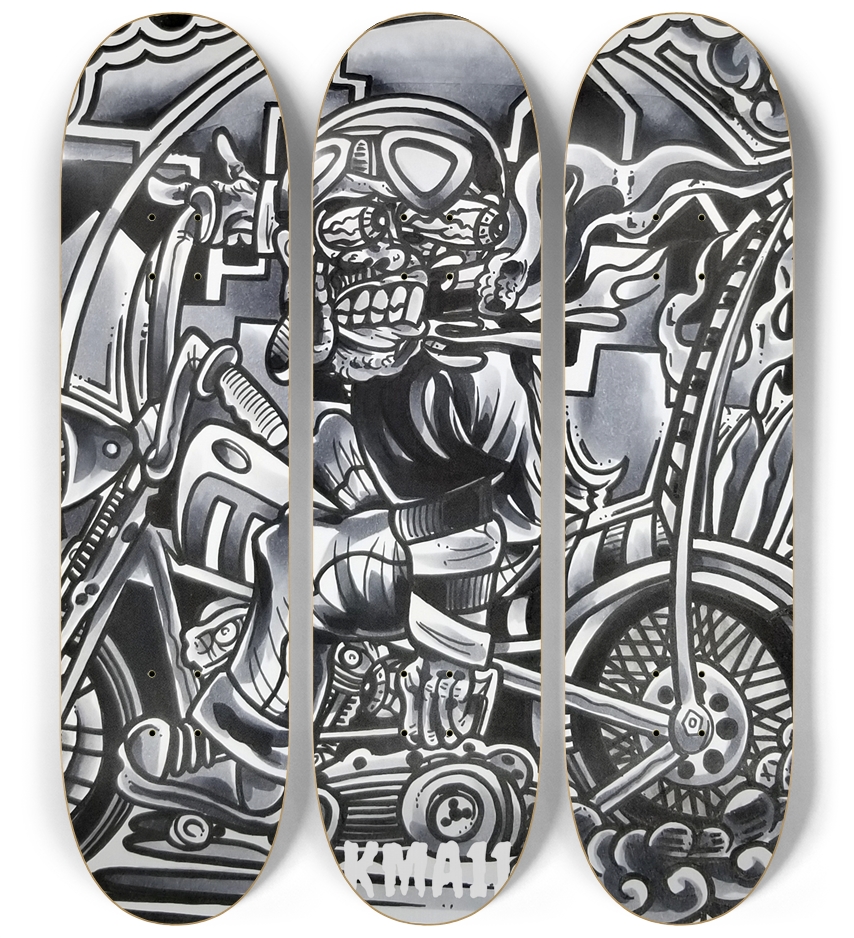 KMA11 SMOKING   Skateboard Series 