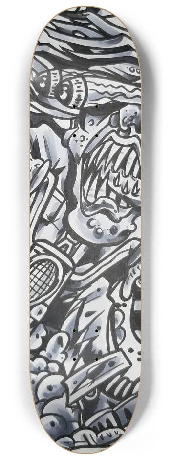 KMA11 TILLDEATH Skateboard Series #3 8-1/4 Skateboard Deck