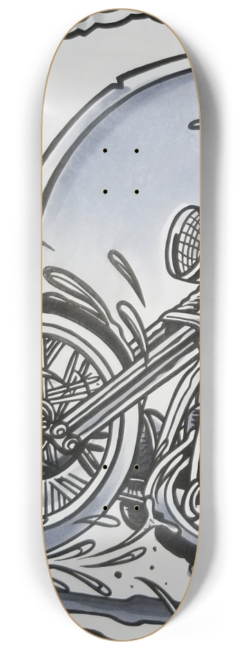 KMA11 WILDSIDE Skateboard Series #1 8-1/4 Skateboard Deck