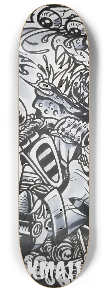 KMA11 WILDSIDE Skateboard Series #2 8-1/4 Skateboard Deck