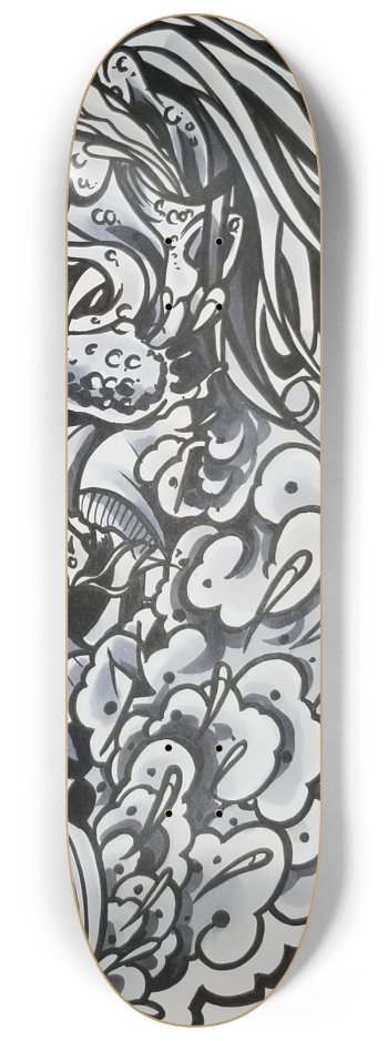 KMA11 WILDSIDE Skateboard Series #3 8-1/4 Skateboard Deck