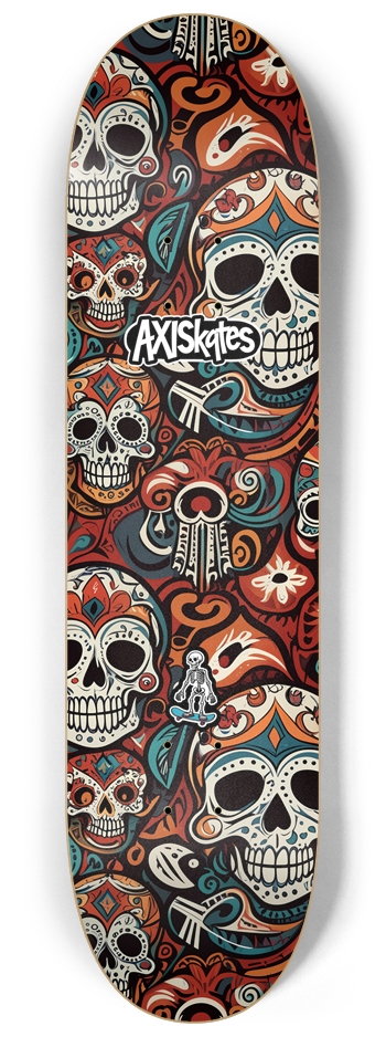 Tribal Skulls Design - Custom Popsicle Tribal Skulls Illustration Cartoon Graffiti