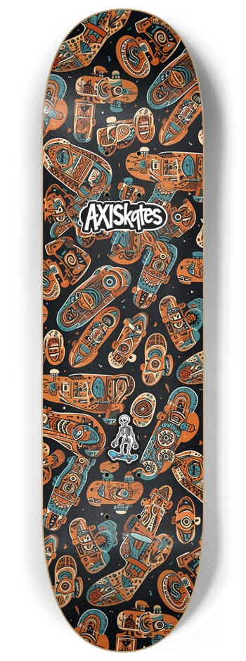Tribal Skates - Custom Popsicle Abstract Urban Tribal Cartoon