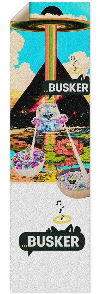 Krsna Cho Ku Rei...BUSKER 10x36 10 x 36 Inch Griptape