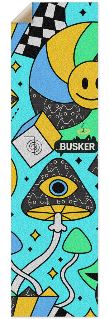 Invisible Cat Cap...BUSKER 10x36 Griptape