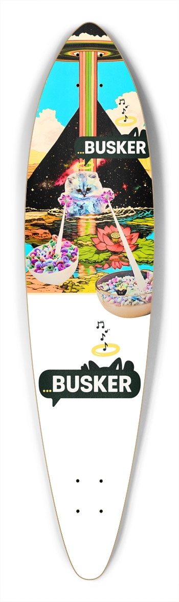 Krsna Cho Ku Rei Cereal...BUSKER Pintail Longboard