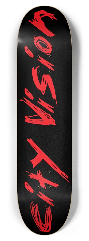 Black and Red Name 7.87