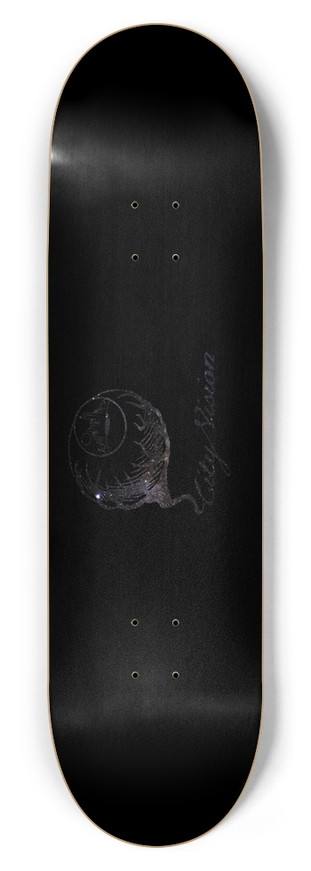 Black and Stars Logo 8.75 8-3/4 Inch Skateboard