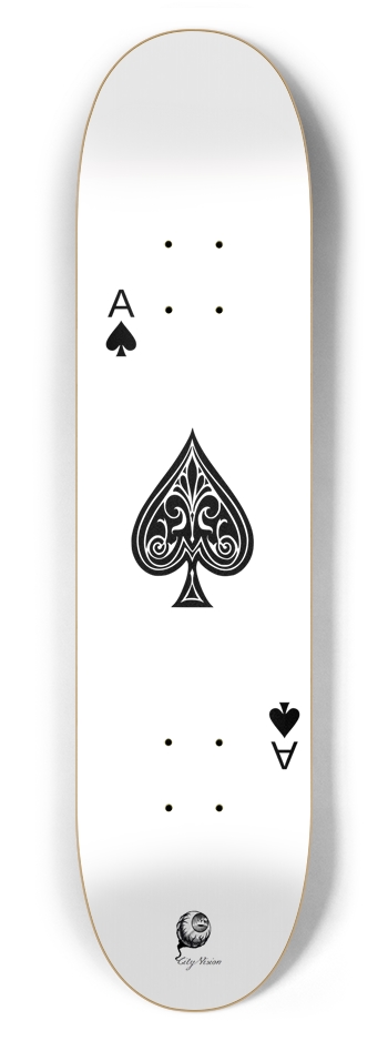Ace of Spades 7.62 7-5/8 Skateboard Deck