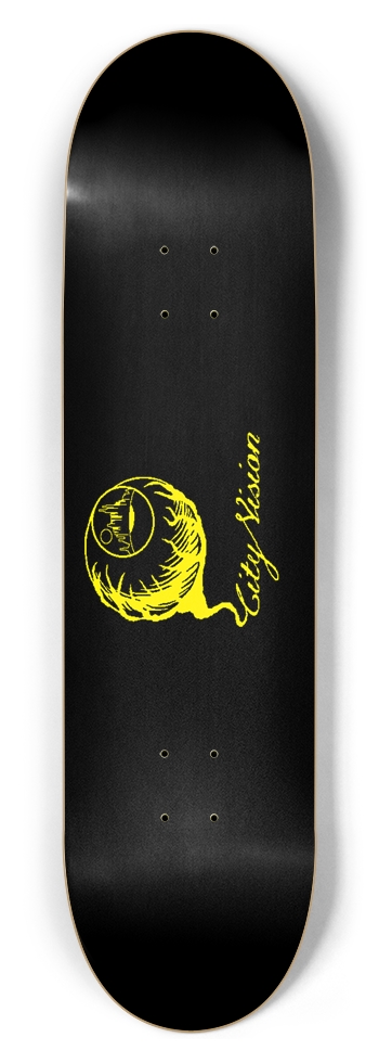 Black and Yellow Logo 8.50 8-1/2 Skateboard Deck