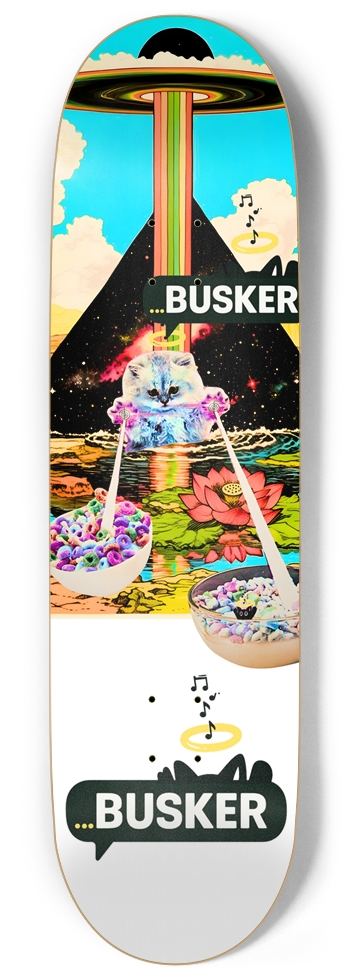 Krsna Cho Ku Rei Cereal...BUSKER 9" Skateboard 9 Inch Skateboard