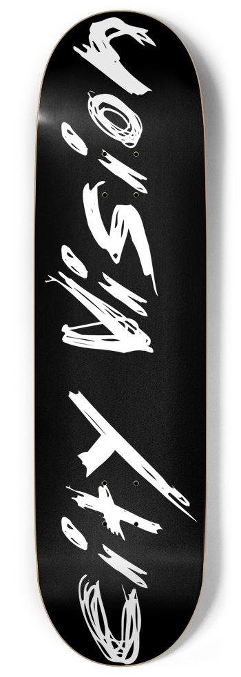 Black and White Name 9.00 9 Inch Skateboard