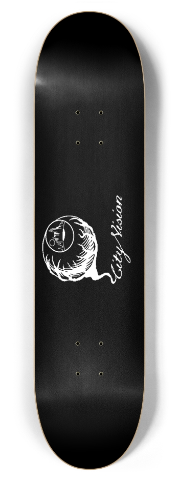 Black and White Logo 7.87 7-7/8 Skateboard Deck