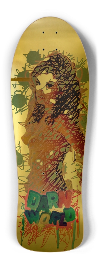 SEDUCTRESS golden 10.25” Old School Shape