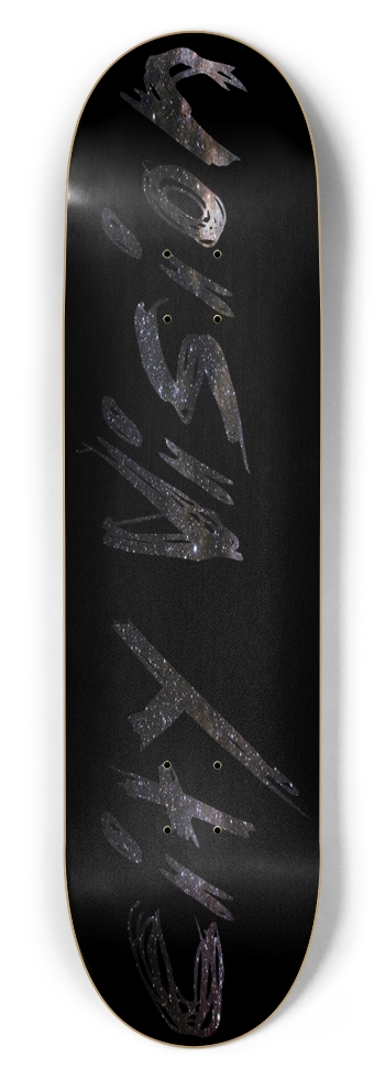 Black and Stars Name 8.50 8-1/2 Skateboard Deck