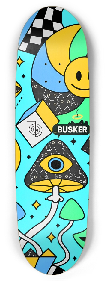 Cat Cap ...BUSKER Football Skateboard Football Shape