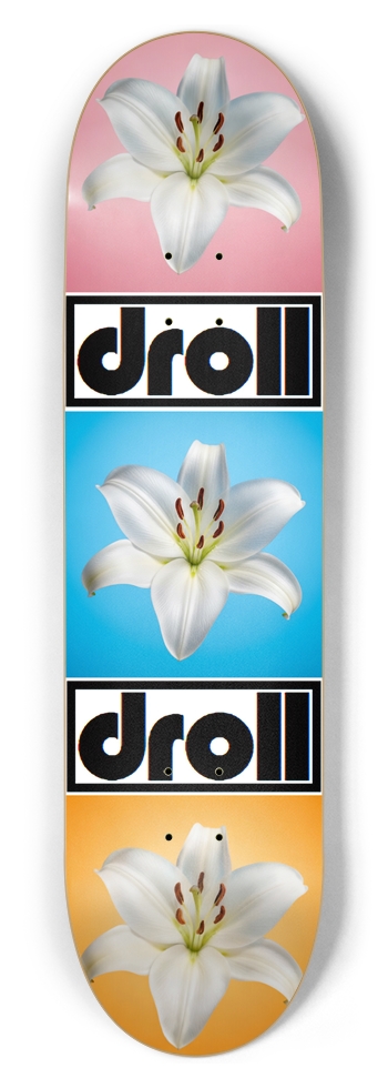lily 3 color 8-1/2 Skateboard Deck