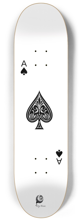 Ace of Spades 8.25 8-1/4 Skateboard Deck