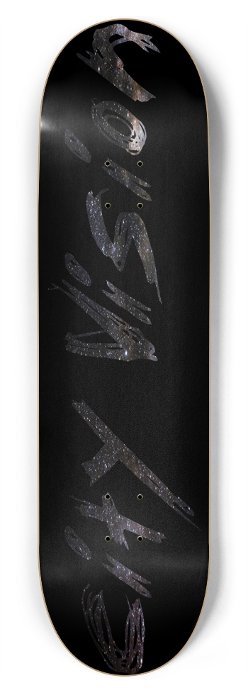Black and Stars Name 8.75 8-3/4 Inch Skateboard