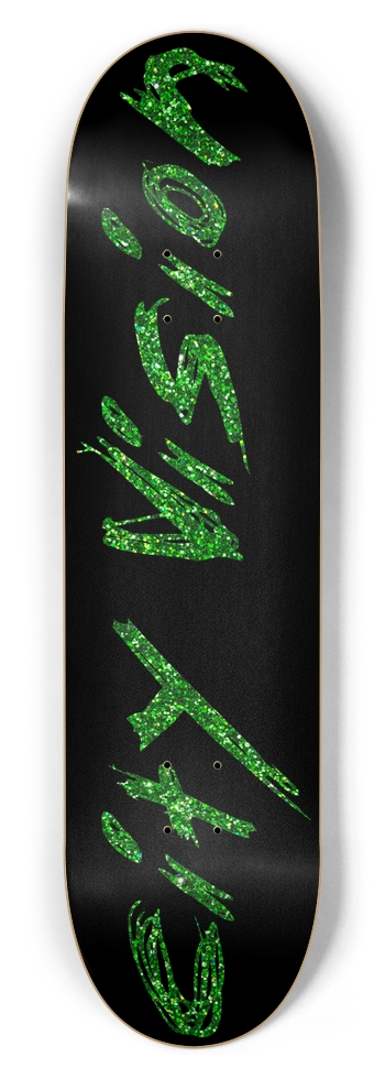 Black and Green Glitter Name 8.50