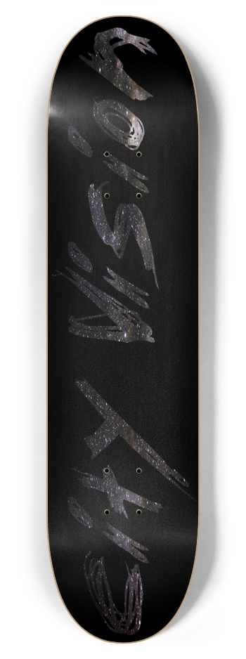 Black and Stars Name 7.87 7-7/8 Skateboard Deck