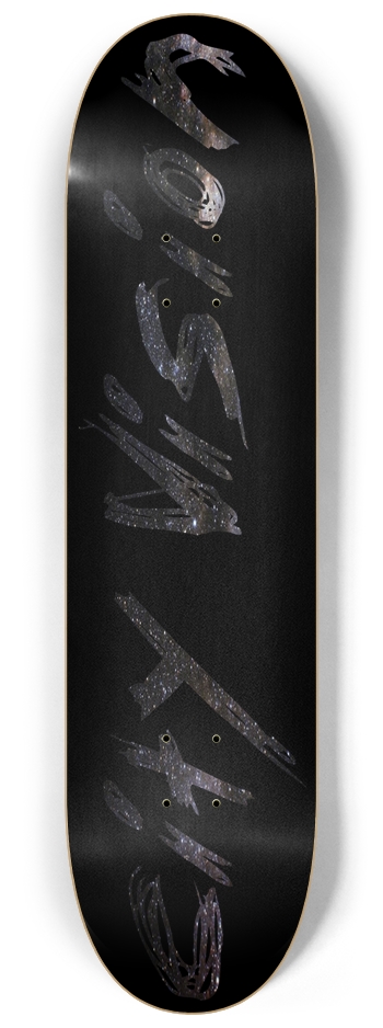 Black and Stars Name 8.25 8-1/4 Skateboard Deck
