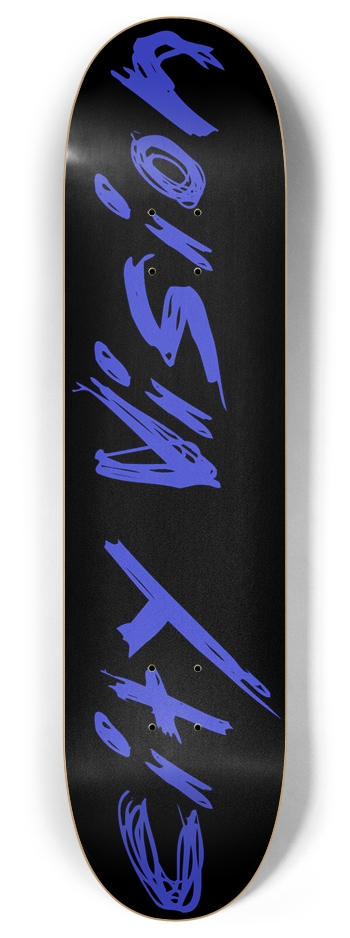 Black and Blue Name 8.00 8 Inch Skateboard Deck