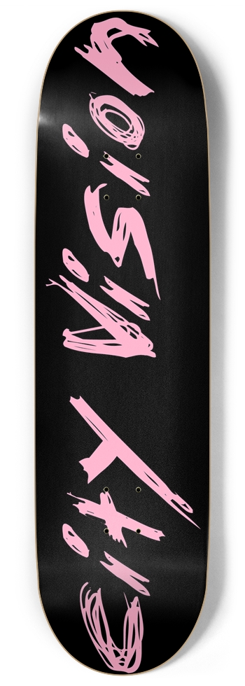 Black and Pink Name 9.00 9 Inch Skateboard