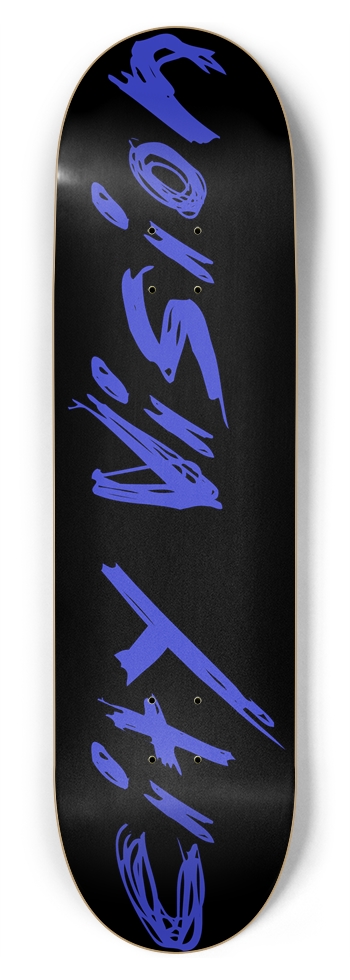 Black and Blue Name 8.75 8-3/4 Inch Skateboard