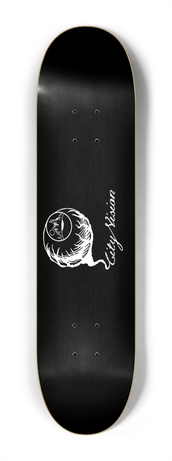 Black and White Logo Mini 7.25 7-1/4 Mini/Kid Skateboard