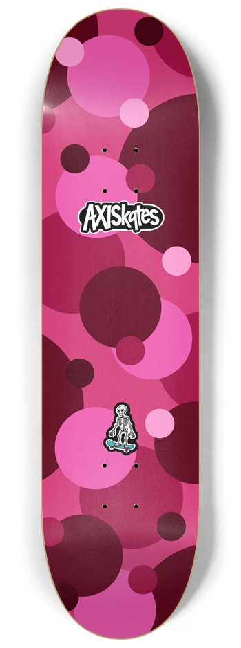 Color Dots Pinkurple - Custom Popsicle Abstract Simple Art Bright Colors Pink and Purple